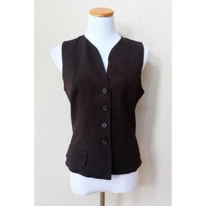 Wool lined vest